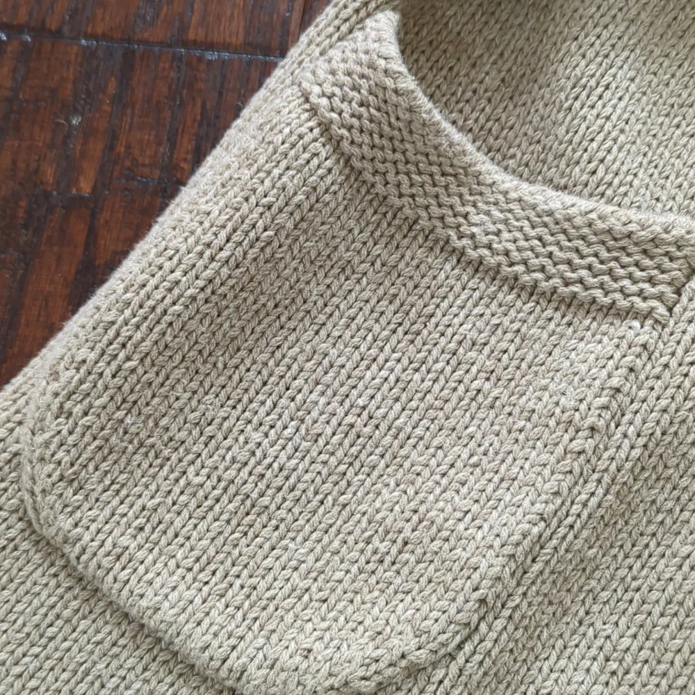 J. Crew oversized tan